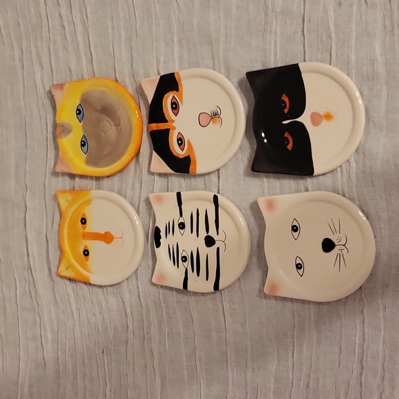 Other - Cat coasters set of 6